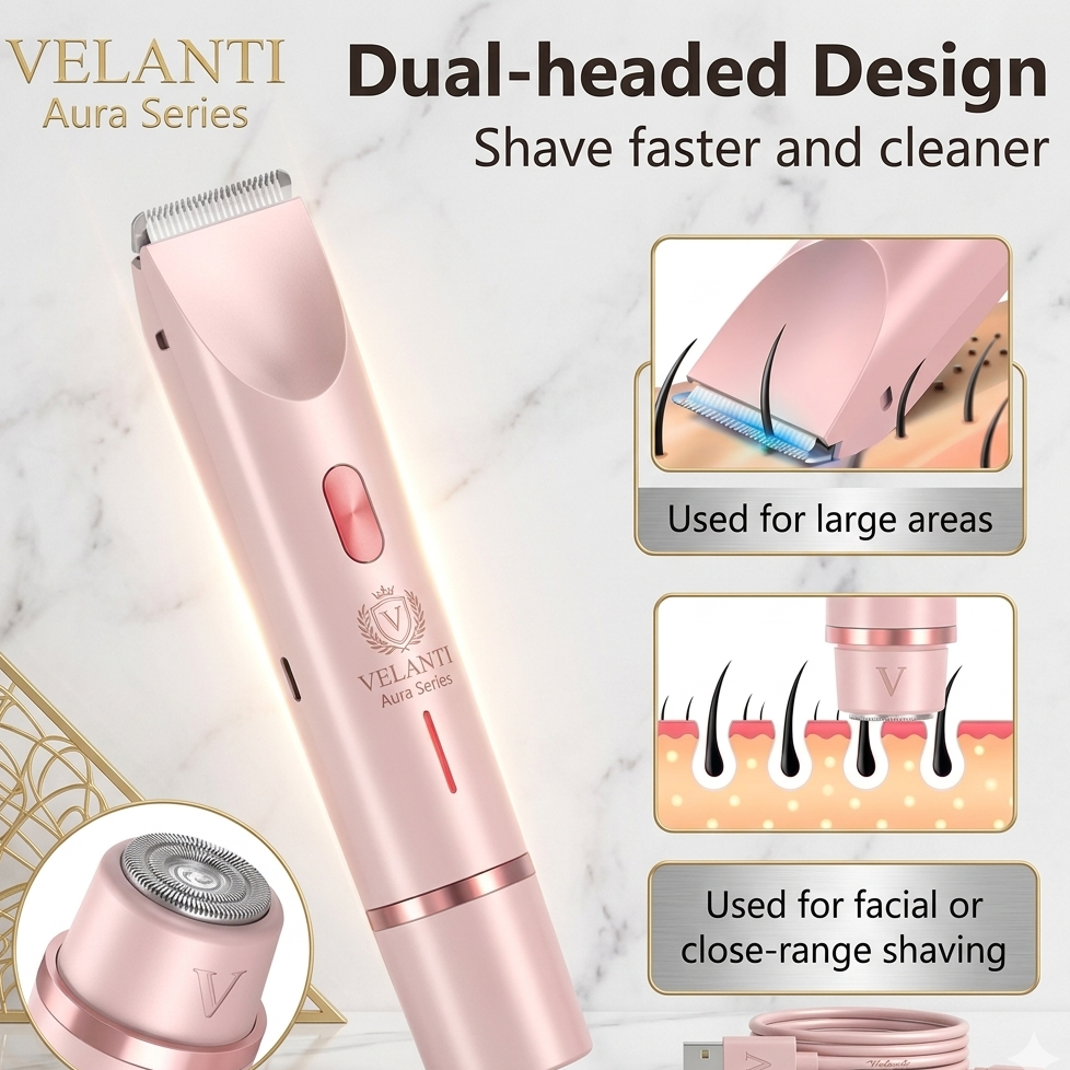 Velanti-Dual-head luxury shaver